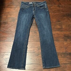 Natalie Dark Blue Women's Bootcut Jeans, Kut from the Kloth.